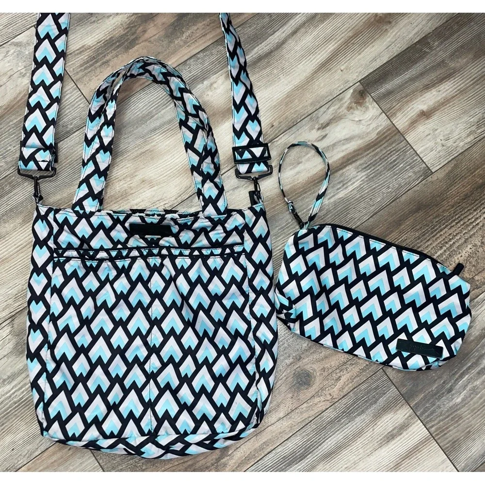 JU JU BE BLACK DIAMOND‎ Tote Bag Baby Diaper Jujube Blue
